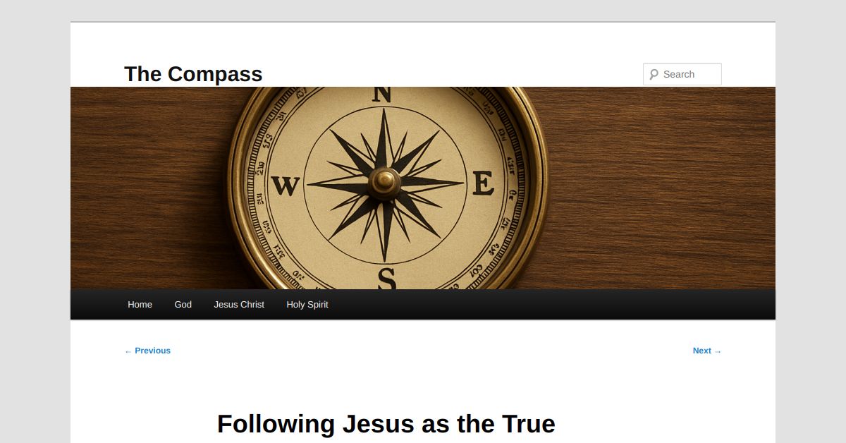 Following Jesus as the True Compass of Life | The Compass